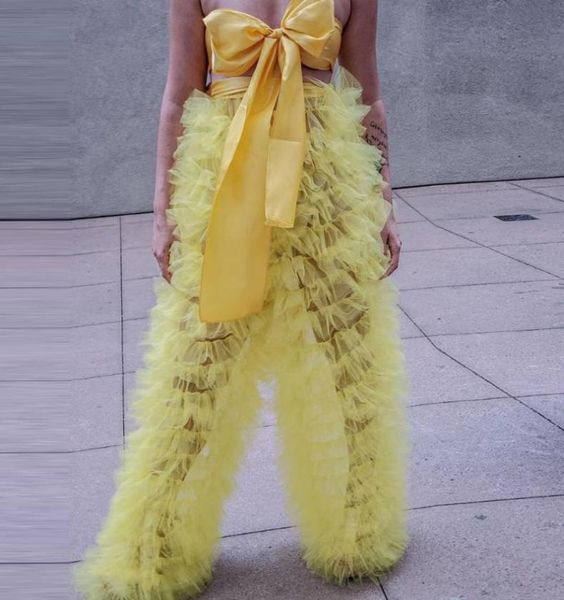 skirts high street yellow see thru tiered ruffles long tulle pants women loose 2021 with satin waistband summer female bottom8061139, Black
skirts high street yellow see thru tiered ruffles long tulle pants women loose 2021 with satin waistband summer female bottom8061139, Black