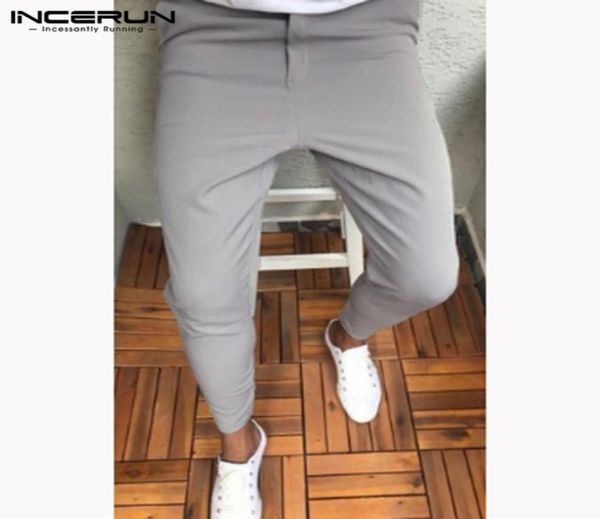 incerun casual men pants button slim fit joggers pencil trousers men solid color fashion business pants pantalon streetwear8383990, Black
incerun casual men pants button slim fit joggers pencil trousers men solid color fashion business pants pantalon streetwear8383990, Black