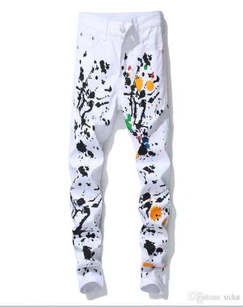 whole luxury fashion painting white jeans 2018 new designer men jeans famous brand slim fit mens printed jeans biker denim pan4772062, Blue
whole luxury fashion painting white jeans 2018 new designer men jeans famous brand slim fit mens printed jeans biker denim pan4772062, Blue