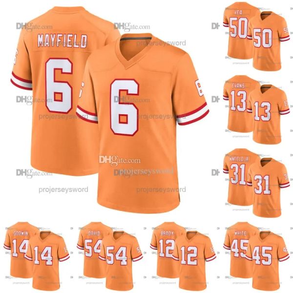 tampas bayes 2023 buccaneeres creamsicle throwback jersey baker mayfield tom brady chris godwin mike evans devin white antoine winfield jr., Black;red
tampas bayes 2023 buccaneeres creamsicle throwback jersey baker mayfield tom brady chris godwin mike evans devin white antoine winfield jr., Black;red