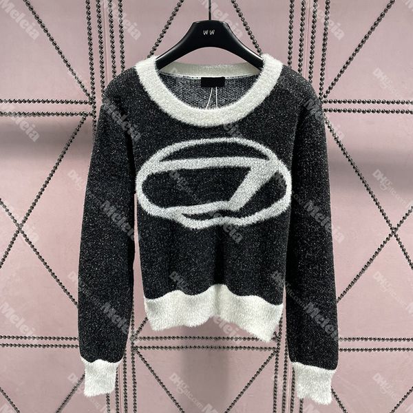 designer letter jacquard sweater women patchwork pullover sweaters long sleeve sweater for ladies, White;black
designer letter jacquard sweater women patchwork pullover sweaters long sleeve sweater for ladies, White;black