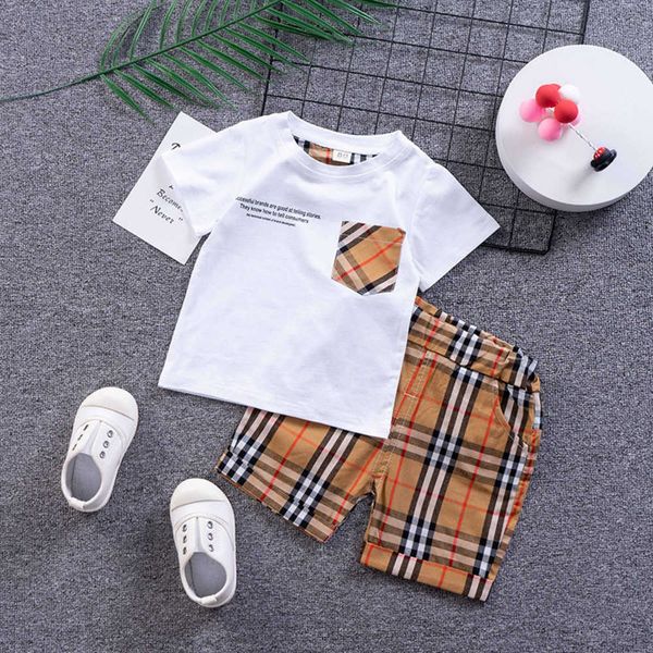 baby clothing sets boys high-quality summer letter plaid pocket t shirt shorts kids boy, White
baby clothing sets boys high-quality summer letter plaid pocket t shirt shorts kids boy, White