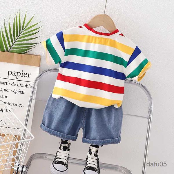 clothing sets new summer children boys clothing kids stripe t-shirt shorts 2pcs/set toddler casual sport suits baby cotton tracksuits 0-5yea, White
clothing sets new summer children boys clothing kids stripe t-shirt shorts 2pcs/set toddler casual sport suits baby cotton tracksuits 0-5yea, White