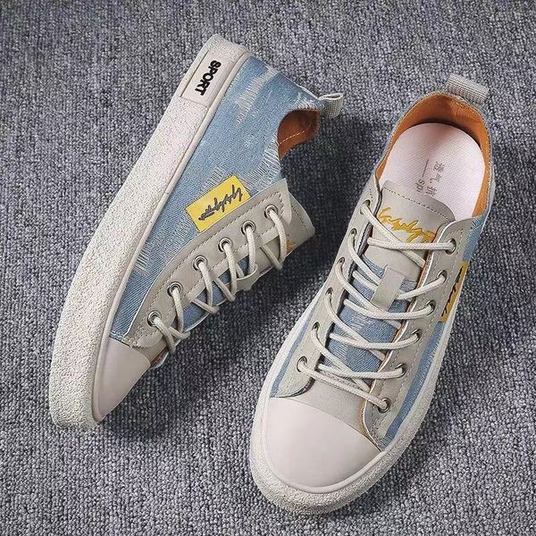 dress shoes fashion blue canvas sneakers men's antiodor jeans males man denim loafers trainers student boys slip on 230812, Black
dress shoes fashion blue canvas sneakers men's antiodor jeans males man denim loafers trainers student boys slip on 230812, Black