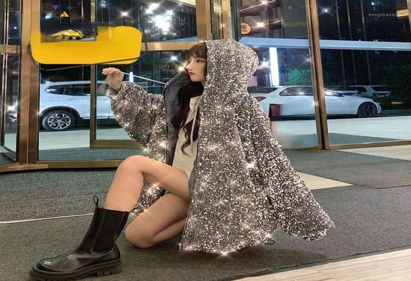 women039s jackets star sequins women coats winter 2021 hooded longsleeved loose zipper solid thicken warm padded female outwea9549135, Black;brown
women039s jackets star sequins women coats winter 2021 hooded longsleeved loose zipper solid thicken warm padded female outwea9549135, Black;brown