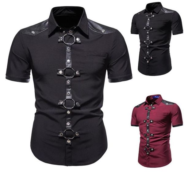 summer mens personality long sleeve shirts goth style rivet cargo shirt slim fit party singer stage streetwear men clothing men02550206, White;black
summer mens personality long sleeve shirts goth style rivet cargo shirt slim fit party singer stage streetwear men clothing men02550206, White;black