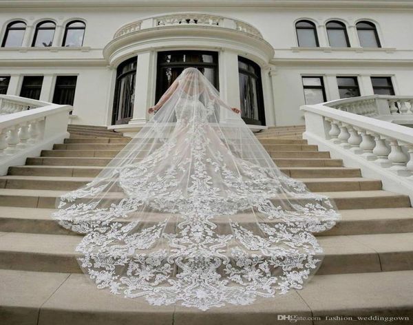luxury appliqued cathedral length bridal veils 3m long vestido de noiva longo wedding veil ivory white champagne veil with comb1766502, Black
luxury appliqued cathedral length bridal veils 3m long vestido de noiva longo wedding veil ivory white champagne veil with comb1766502, Black