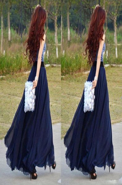 2017 chiffon navy blue long skirts for women floor length beach party dresses chiffon skirts maxi skirt high waist skirts3833902, Black
2017 chiffon navy blue long skirts for women floor length beach party dresses chiffon skirts maxi skirt high waist skirts3833902, Black