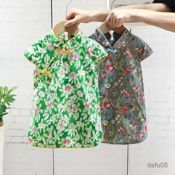 clothing sets new summer children fashion clothing girl casual clothes print cheongsam 0-5years r230814, White
clothing sets new summer children fashion clothing girl casual clothes print cheongsam 0-5years r230814, White