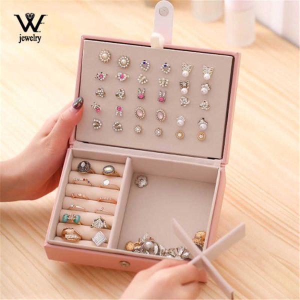 lady pu leather universal jewelry organizer display travel case boxes portable box button storage 230814, Black;white
lady pu leather universal jewelry organizer display travel case boxes portable box button storage 230814, Black;white
