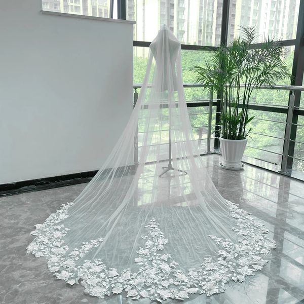 3d flower wedding veil 2m 3m bridal veils long veils soft tulle long veil lace cathedral veils white ivory veils for wedding, Black
3d flower wedding veil 2m 3m bridal veils long veils soft tulle long veil lace cathedral veils white ivory veils for wedding, Black