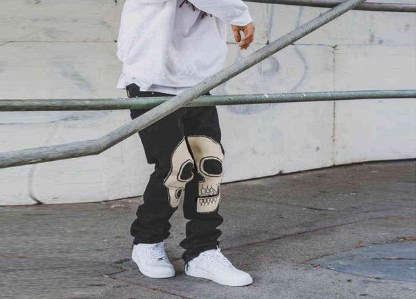 men black jeans 2021 new fashion high waist stretch washed denim pencil pants skull pattern letter printed street men trousers g013511387, Blue
men black jeans 2021 new fashion high waist stretch washed denim pencil pants skull pattern letter printed street men trousers g013511387, Blue