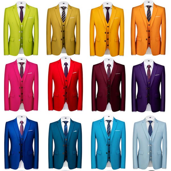 men s suits blazers 16 colors jacket vest pants formal business slim fit mens suit groom wedding tuxedos 3 piece set 230814, White;black
men s suits blazers 16 colors jacket vest pants formal business slim fit mens suit groom wedding tuxedos 3 piece set 230814, White;black