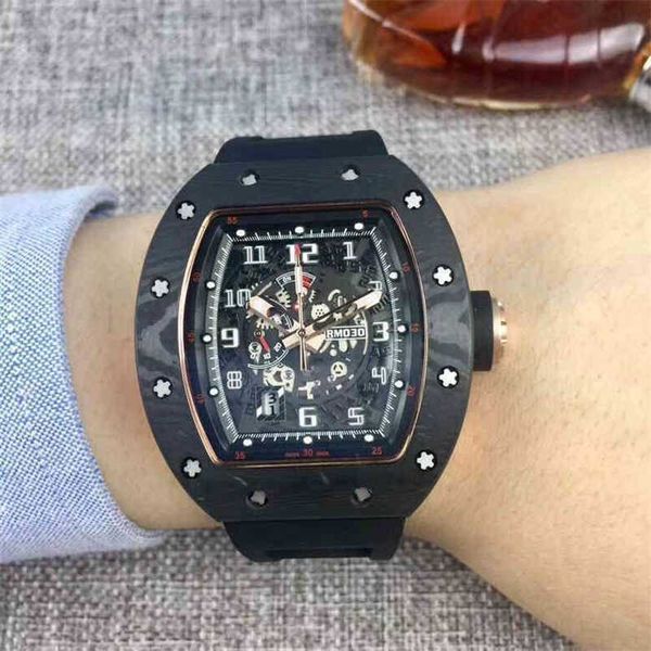 watches wristwatch luxury richa milles designer men's fully automatic mechanical watch ceramic hollow out personalized rubber band cale
watches wristwatch luxury richa milles designer men's fully automatic mechanical watch ceramic hollow out personalized rubber band cale