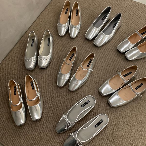 dress shoes bailamos women fashing silver flats ballerina shoes round toe shallow slip on ladies ballet shoes soft loafer zapatos mujer 40 2, Black
dress shoes bailamos women fashing silver flats ballerina shoes round toe shallow slip on ladies ballet shoes soft loafer zapatos mujer 40 2, Black