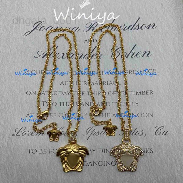 strands, strings designer necklace new beauty head diamond inlaid fashion pendant feminine temperament personalized baroque 46zc, Black
strands, strings designer necklace new beauty head diamond inlaid fashion pendant feminine temperament personalized baroque 46zc, Black