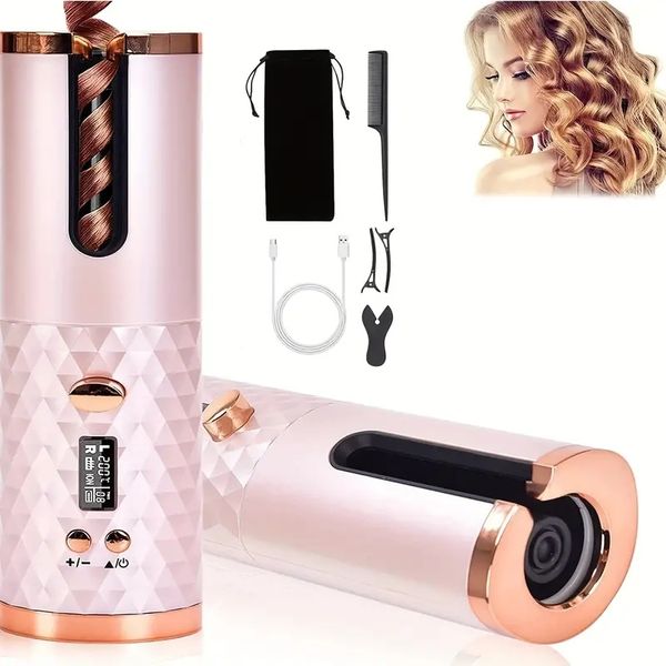 ceramic rechargeable automatic hair curler - portable lcd display hairdressing supplies for women
ceramic rechargeable automatic hair curler - portable lcd display hairdressing supplies for women