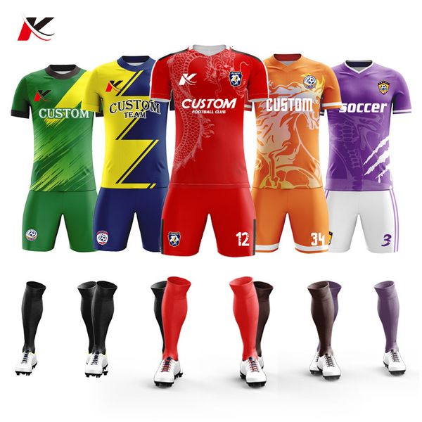 men's tracksuits custom sublimation football jersey sets breathable football uniform club team soccer jersey set training soccer unifor, Gray
men's tracksuits custom sublimation football jersey sets breathable football uniform club team soccer jersey set training soccer unifor, Gray