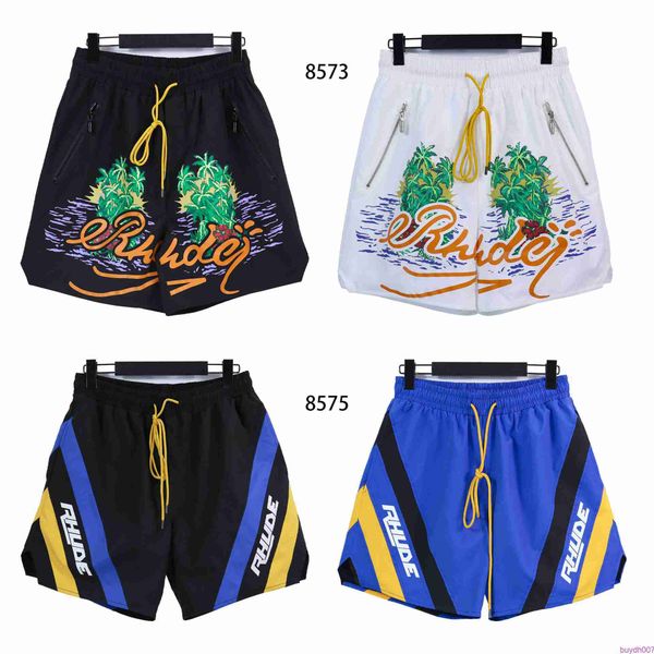 hw5p men's shorts rhude 23ss niche trendy american summer coconut water ripple print loose casual men's sports shorts, White;black
hw5p men's shorts rhude 23ss niche trendy american summer coconut water ripple print loose casual men's sports shorts, White;black