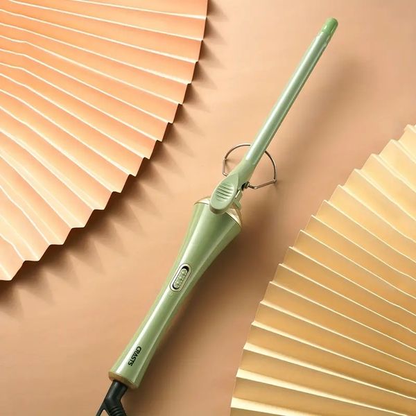 sleek and stylish 13mm curling iron wand for short and long hair - perfect for creating waves and curls
sleek and stylish 13mm curling iron wand for short and long hair - perfect for creating waves and curls