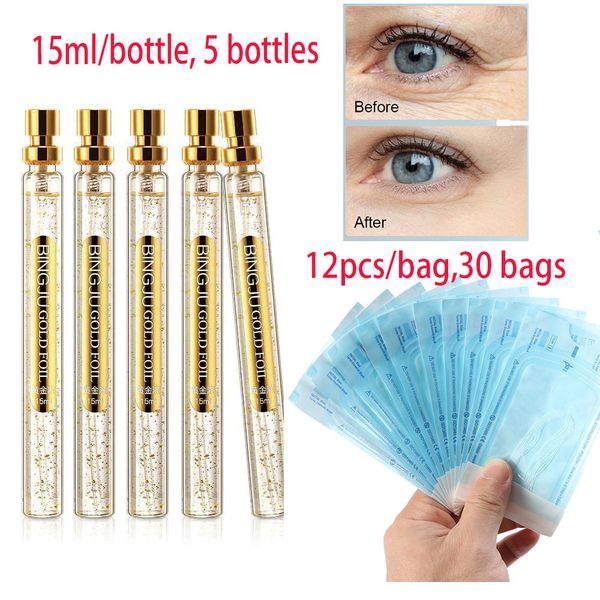 5pcs 15ml /bottle firm face collagen line serum with 30 bags silk thread moisturize shrink pores brighten improve fine lines
5pcs 15ml /bottle firm face collagen line serum with 30 bags silk thread moisturize shrink pores brighten improve fine lines