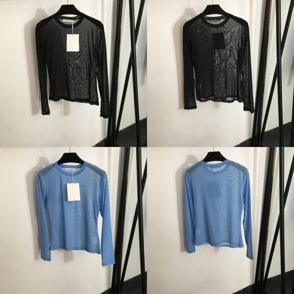 designer tulle women mesh t shirt see through shirts woman elegant charming bottoming, Black
designer tulle women mesh t shirt see through shirts woman elegant charming bottoming, Black