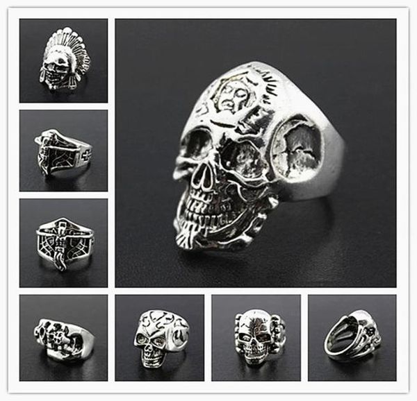 whole bulk lots 100pcs mix styles men039s punk rock silver skull metal alloy polished jewelry rings brand new2729202
whole bulk lots 100pcs mix styles men039s punk rock silver skull metal alloy polished jewelry rings brand new2729202