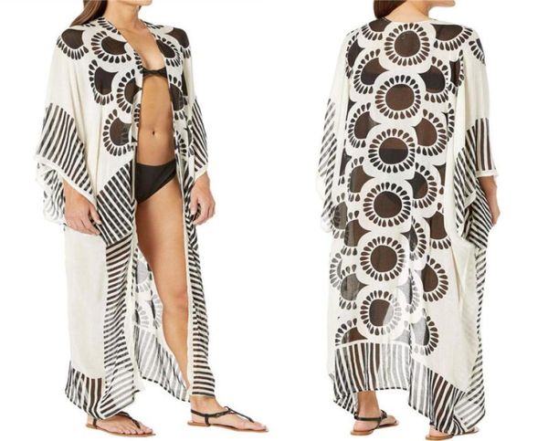 2020 see through printed summer beach wear long kimono cardigan chiffon tunic plus size beachwear women blouse n9466828331, White
2020 see through printed summer beach wear long kimono cardigan chiffon tunic plus size beachwear women blouse n9466828331, White
