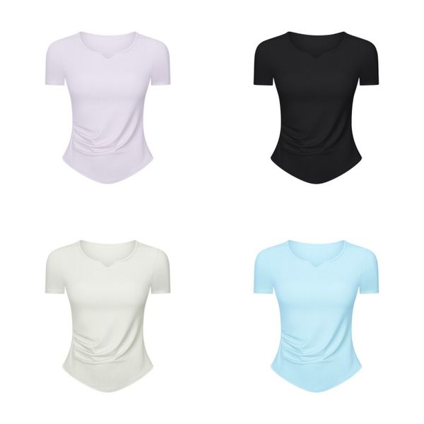 women's yoga t-shirt deep v-neck short sleeve casual fitness ribbed technology fabric and outdoor yoga top
women's yoga t-shirt deep v-neck short sleeve casual fitness ribbed technology fabric and outdoor yoga top