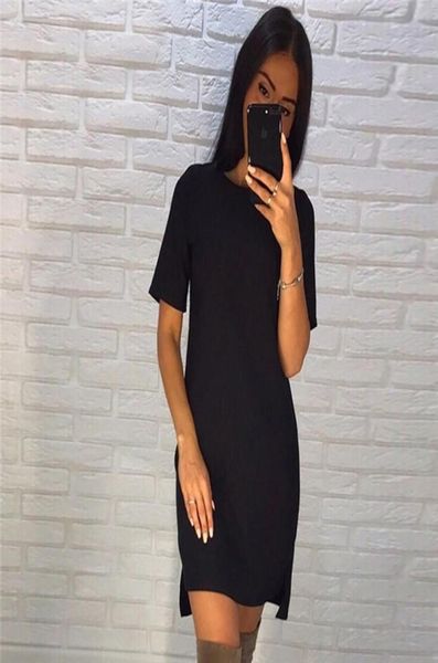 womens summer plus size short sleeves mini swing tshirt dress plain solid color o neck casual pullover tunic vestidos2106099, White;black
womens summer plus size short sleeves mini swing tshirt dress plain solid color o neck casual pullover tunic vestidos2106099, White;black