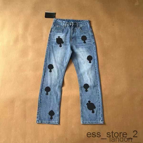 men's jeans ch pants mens designer make old washed chrome straight trousers heart prints women men long style hearts, Blue
men's jeans ch pants mens designer make old washed chrome straight trousers heart prints women men long style hearts, Blue