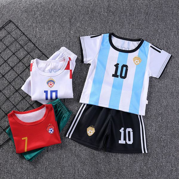 clothing sets summer baby boys football suit kids clothes toddler girls sports t shirts shorts 2 pcs children competition costume set 230814, White
clothing sets summer baby boys football suit kids clothes toddler girls sports t shirts shorts 2 pcs children competition costume set 230814, White