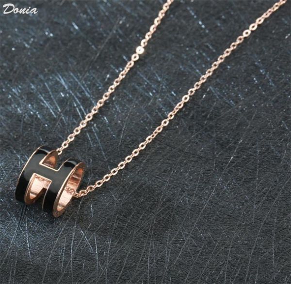 donia jewelry love home europe and america fashion titanium steel plating rose gold enamel necklace fashion accessories luxury bir6043102, Silver
donia jewelry love home europe and america fashion titanium steel plating rose gold enamel necklace fashion accessories luxury bir6043102, Silver