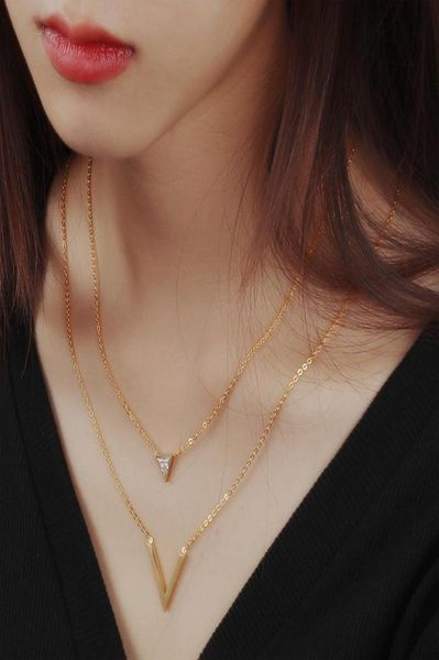 multilayer chain stainless steel letter v necklace for women charm gold alphabet pendant party jewelry necklaces9594386, Silver
multilayer chain stainless steel letter v necklace for women charm gold alphabet pendant party jewelry necklaces9594386, Silver