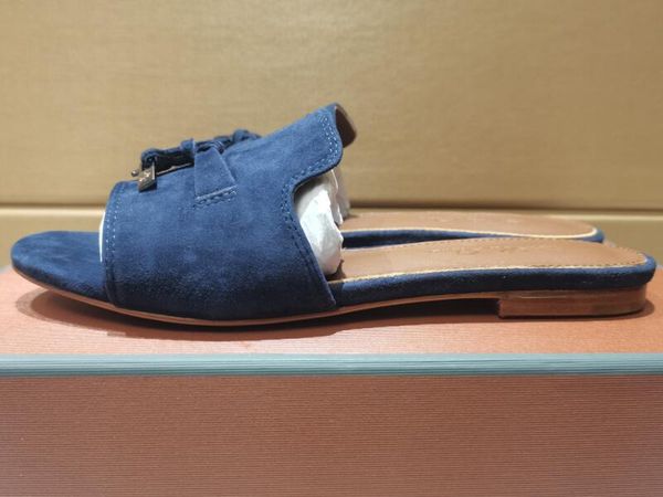 5a 5580 slippers loropiana lp suede summer charms sandals mules discount desinger shoes for women size 35-42 fendave, Black
5a 5580 slippers loropiana lp suede summer charms sandals mules discount desinger shoes for women size 35-42 fendave, Black