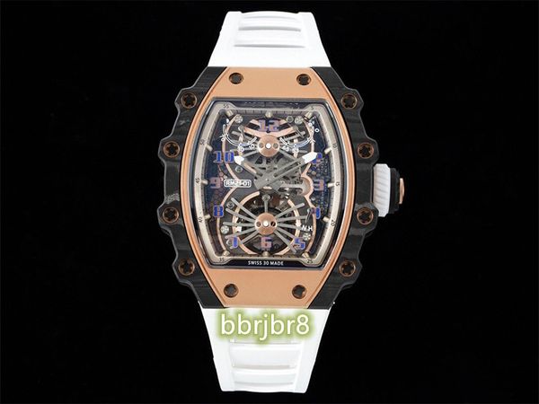 ys rm21-01 rm21-02 hollow tourbillon watch equipped with manual upper chain movement swing frequency 28800vph provides 52 hours of power res, Slivery;golden
ys rm21-01 rm21-02 hollow tourbillon watch equipped with manual upper chain movement swing frequency 28800vph provides 52 hours of power res, Slivery;golden