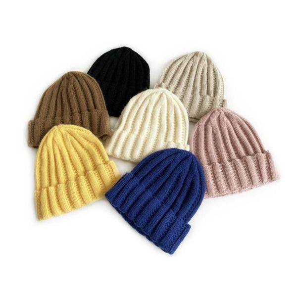 new autumn and winter children's hats knitted solid color hats children's warm hats simple wool hats for boys and girls, Yellow
new autumn and winter children's hats knitted solid color hats children's warm hats simple wool hats for boys and girls, Yellow