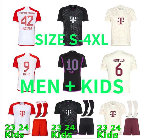 de ligt kane gravenberch soccer jerseys 23 24 sane bayern munich goretzka coman muller davies kimmich football shirts men kids kit 2023 2024, Black;yellow
de ligt kane gravenberch soccer jerseys 23 24 sane bayern munich goretzka coman muller davies kimmich football shirts men kids kit 2023 2024, Black;yellow