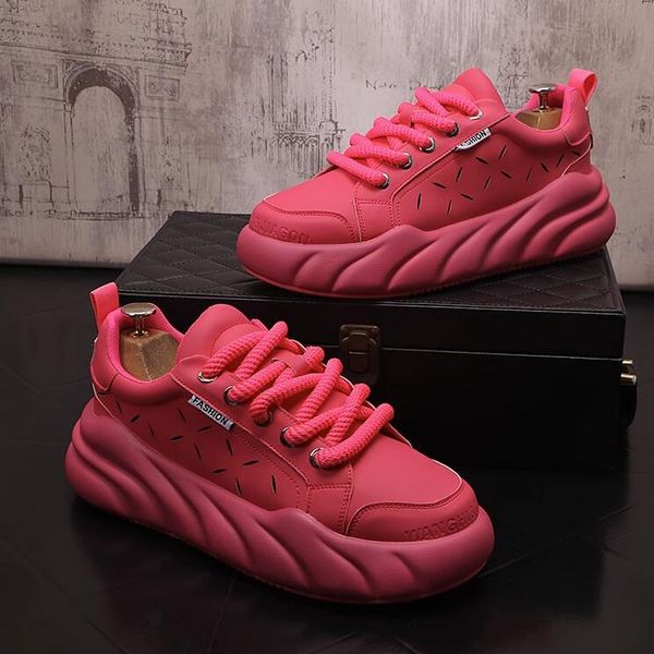 fashionable men new personality casual shoes candy color fashion men's lace-up shoes breathable white sneakers 1aa32, Black
fashionable men new personality casual shoes candy color fashion men's lace-up shoes breathable white sneakers 1aa32, Black
