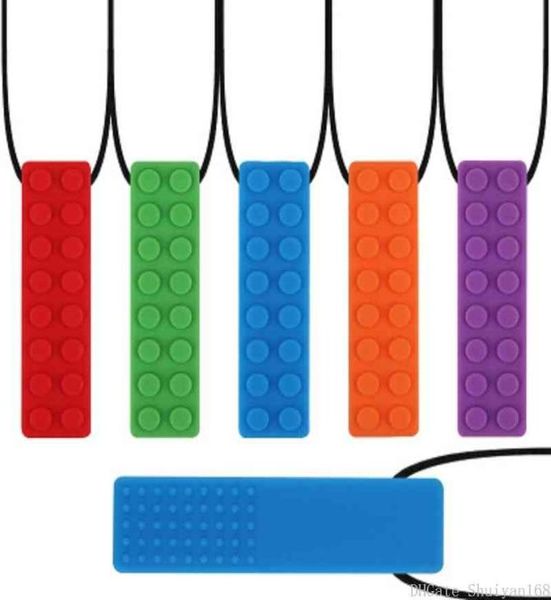 silicone block chewing brick pendant necklaces kid autism chewy sticks pendants boys girls chewable toy necklace jewelry chritmas 5262473, Silver
silicone block chewing brick pendant necklaces kid autism chewy sticks pendants boys girls chewable toy necklace jewelry chritmas 5262473, Silver