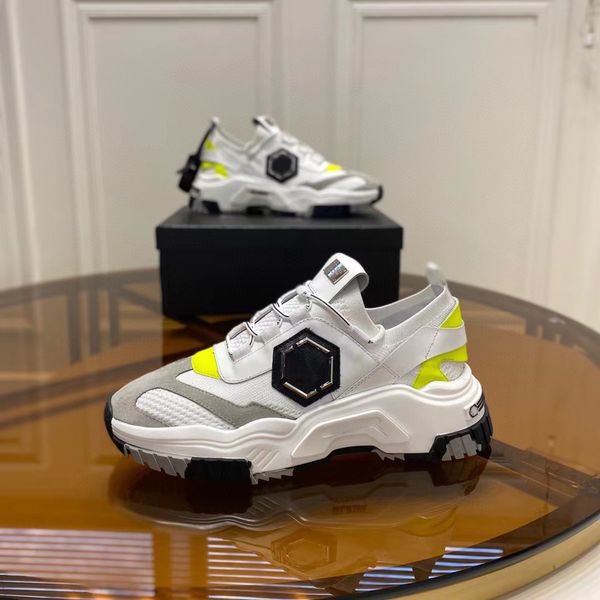 designer men spring shoes leather and mesh trainer predator runners with tubular laces sneaker brand cowhide leather printing casual sneaker, Black
designer men spring shoes leather and mesh trainer predator runners with tubular laces sneaker brand cowhide leather printing casual sneaker, Black