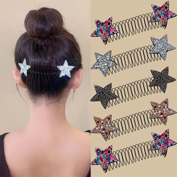 creative stars broken hair finishing artifact back of the head disc hair fixed invisible hairpin children's headband headdress, Slivery;white
creative stars broken hair finishing artifact back of the head disc hair fixed invisible hairpin children's headband headdress, Slivery;white