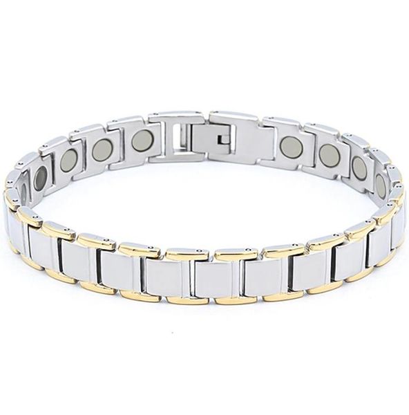 l stainless steel bracelet ip 18k gold color bracelets 4 in 1 energy elements bangle magnetic healthy care braceletss simple fashi9222561, Golden;silver
l stainless steel bracelet ip 18k gold color bracelets 4 in 1 energy elements bangle magnetic healthy care braceletss simple fashi9222561, Golden;silver