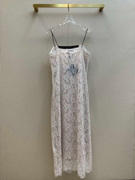 triangle contrast embroidery letter lace strap dress women's fashionable temperament slim tank dress summer 7, Black;gray
triangle contrast embroidery letter lace strap dress women's fashionable temperament slim tank dress summer 7, Black;gray