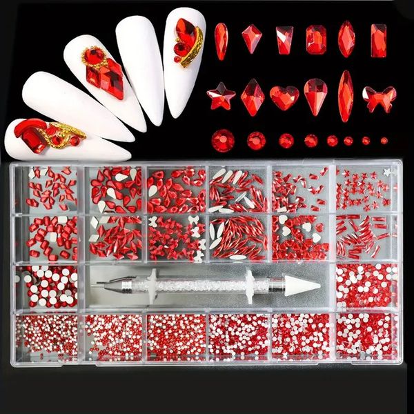 2500pcs luxury shiny nail art rhinestones crystal decorations set ab glass with 1pc pick up pen in grids box 21 different shape nail art dec
2500pcs luxury shiny nail art rhinestones crystal decorations set ab glass with 1pc pick up pen in grids box 21 different shape nail art dec