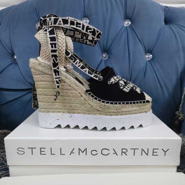 stella mccartney high heels 13cm staw platform women sandals casual shoes wedge, Black
stella mccartney high heels 13cm staw platform women sandals casual shoes wedge, Black