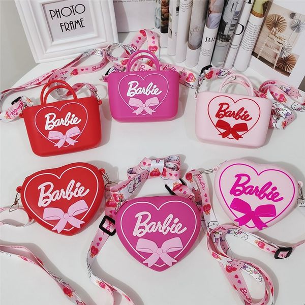 barbie children's bag silicon mini cartoon cute barbie love bag handbag cross body bag and shoulder wallet black pink wallet
barbie children's bag silicon mini cartoon cute barbie love bag handbag cross body bag and shoulder wallet black pink wallet
