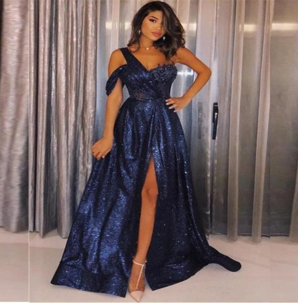 dark navy sequined a line evening dresses new style one shoulder celebrity party gowns side split long prom sepcial occasion dress1715192, Black;red
dark navy sequined a line evening dresses new style one shoulder celebrity party gowns side split long prom sepcial occasion dress1715192, Black;red