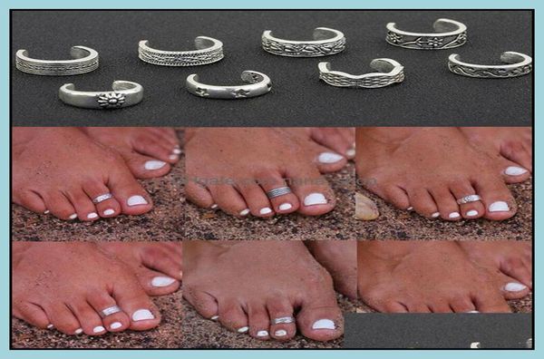 toe rings body jewelry 8pcs elegant women 925 sterling sier ring foot adjustable beach fashion show retro style jewellry drop deli5877862, Silver
toe rings body jewelry 8pcs elegant women 925 sterling sier ring foot adjustable beach fashion show retro style jewellry drop deli5877862, Silver