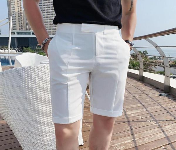 solid color business dress pants 2021 british summer men short casual slim suits shorts streetwear clothes half men039s4026647, White;black
solid color business dress pants 2021 british summer men short casual slim suits shorts streetwear clothes half men039s4026647, White;black